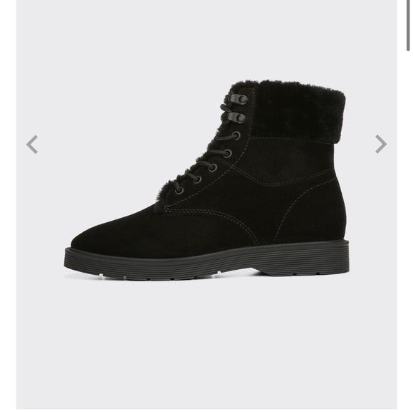 Vince Hayes 2 Shearling-Lined Water Repellant Suede Hiking Boots Size 6 - Picture 3 of 13